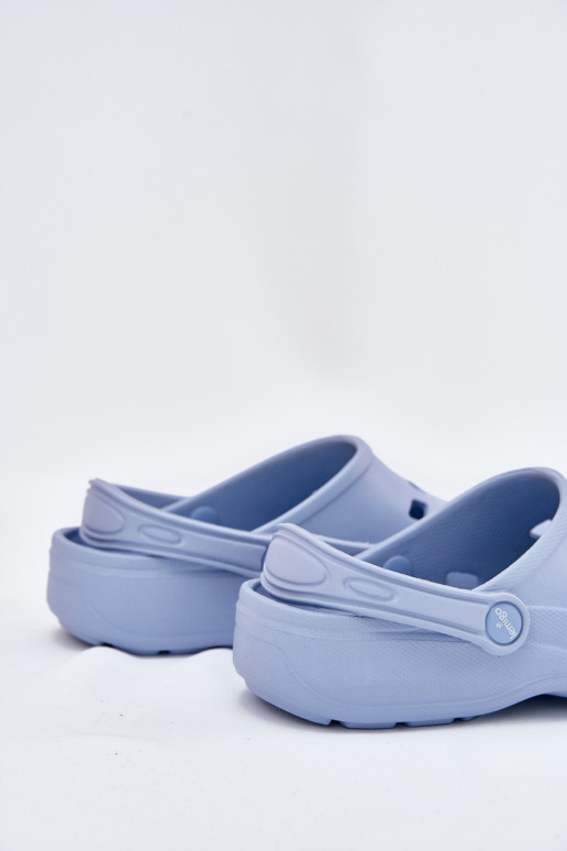 Damespantoffels LichtgeInicht pantoffels LEMIGO 806 blauIn Damespantoffels LichtgeInicht pantoffels LEMIGO 806 blauIn