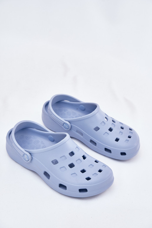 Damespantoffels LichtgeInicht pantoffels LEMIGO 806 blauIn Damespantoffels LichtgeInicht pantoffels LEMIGO 806 blauIn