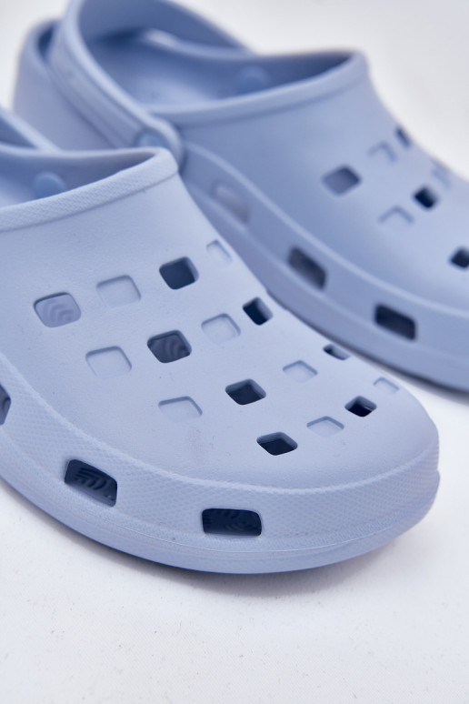 Damespantoffels LichtgeInicht pantoffels LEMIGO 806 blauIn Damespantoffels LichtgeInicht pantoffels LEMIGO 806 blauIn