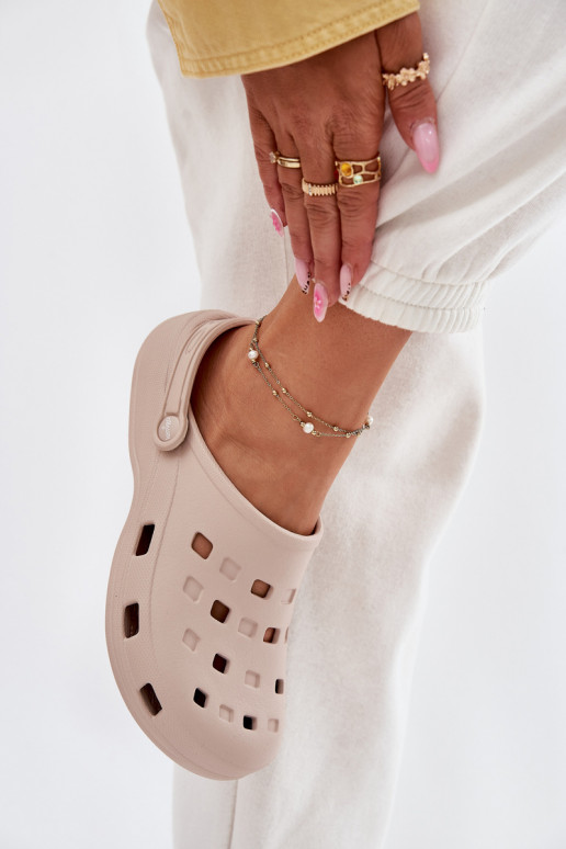 Damespantoffels LichtgeInicht pantoffels LEMIGO 806 beige