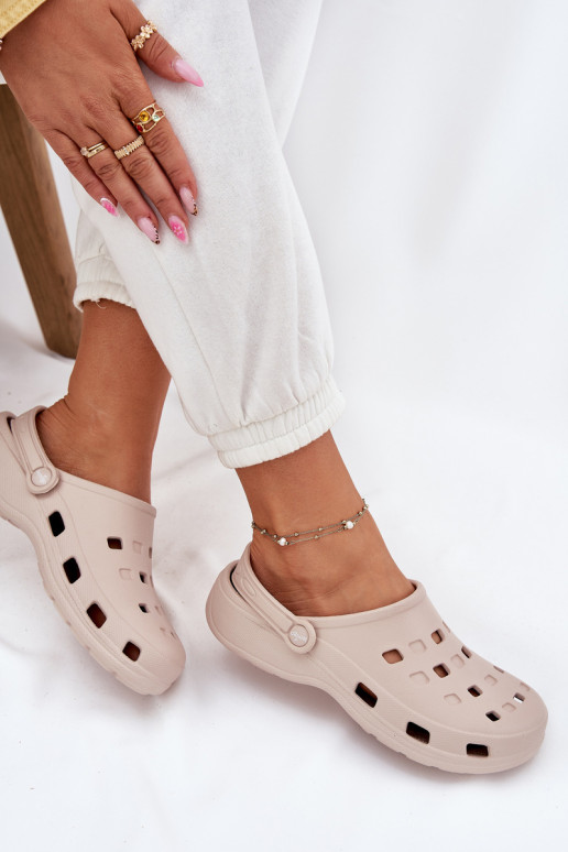 Damenhausschuhe Leichte Hausschuhe LEMIGO 806 Beige