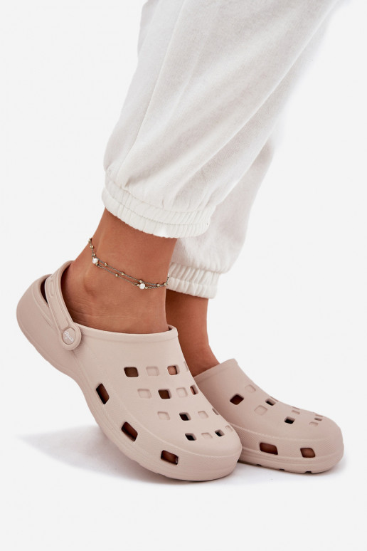 Pantoufles pour femmes Pantoufles légères LEMIGO 806 beige