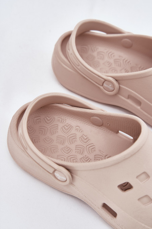 Pantoufles pour femmes Pantoufles légères LEMIGO 806 beige