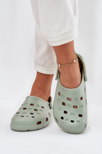 Pantoufles légères pour femmes LEMIGO 806 couleur menthe 2