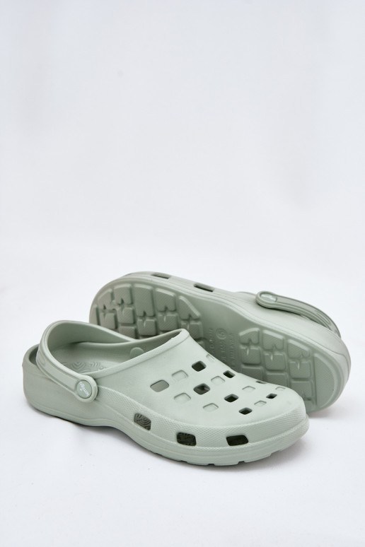 Damespantoffels LichtgeInicht pantoffels LEMIGO 806 mint kleuren