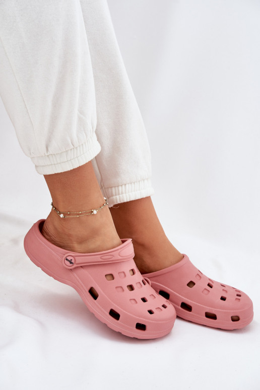 Damenhausschuhe Leichte Hausschuhe LEMIGO 806 pinke Farbe