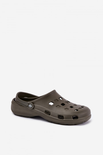 Pantoufles légères pour hommes LEMIGO 807 couleur verte