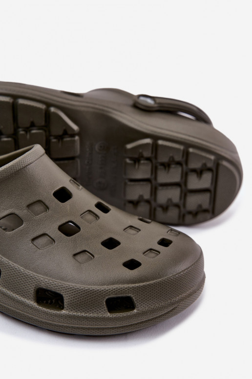 Hausschuhe Männlich Leichte Hausschuhe LEMIGO 807 grüne Farbe Hausschuhe Männlich Leichte Hausschuhe LEMIGO 807 grüne Farbe