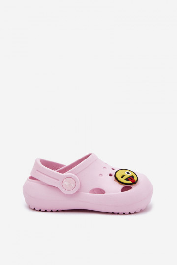 Lichte kinderslippers met gespsluiting LEMIGOSE 880 roze 2