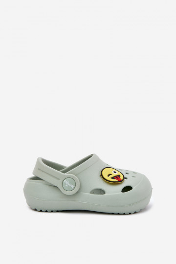 Leichte Kinderpantoffeln mit Schnalle LEMIGOSE 880 mintfarben 2