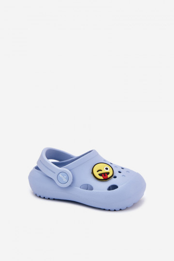 Lichte kinderslippers met gespsluiting LEMIGOSE 880 blauw
