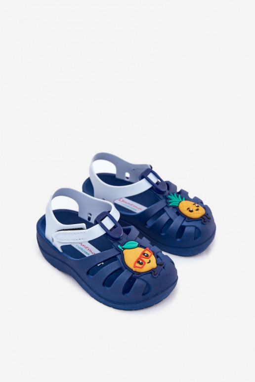 sandalen Kinderen met zelfklevende bevestigingsmiddelen OInoce 83615 Ipanema Summer XIV Baby donkerblauIn