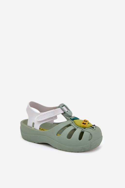 sandalen Kinderen met zelfklevende bevestigingsmiddelen OInoce 83615 Ipanema Summer XIV Baby groene kleur sandalen Kinderen met zelfklevende bevestigingsmiddelen OInoce 83615 Ipanema Summer XIV Baby groene kleur