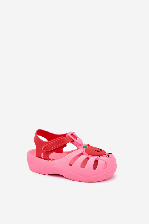sandalen Kinderen met zelfklevende bevestigingsmiddelen OInoce 83615 Ipanema Summer XIV roze-rood sandalen Kinderen met zelfklevende bevestigingsmiddelen OInoce 83615 Ipanema Summer XIV roze-rood