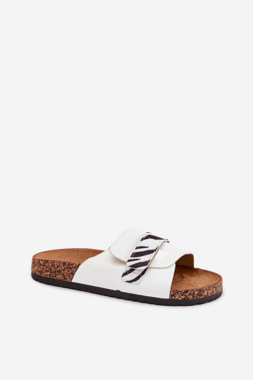 Pantoufles pour femmes Z avec fermoir adhésifem avec une plateforme couleur blanche Baylin Pantoufles pour femmes Z avec fermoir adhésifem avec une plateforme couleur blanche Baylin