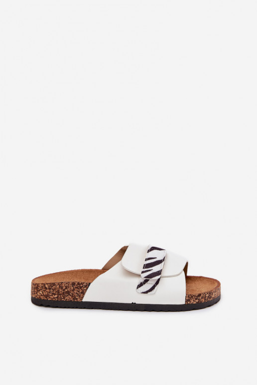 Pantoufles pour femmes Z avec fermoir adhésifem avec une plateforme couleur blanche Baylin Pantoufles pour femmes Z avec fermoir adhésifem avec une plateforme couleur blanche Baylin