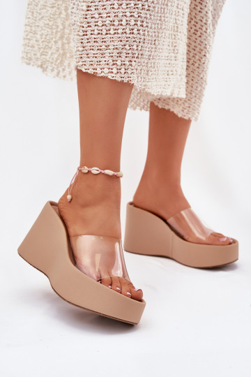 Dames slippers op platform... 2