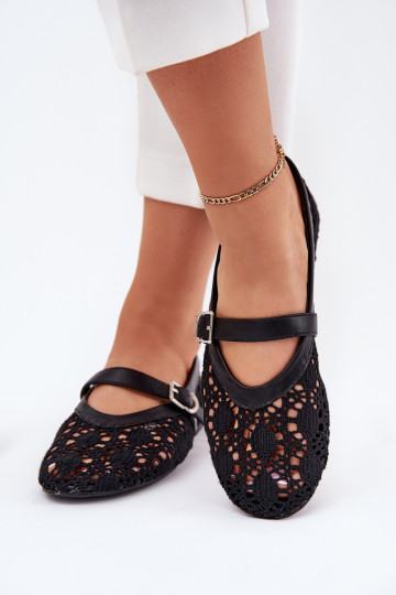 OpengeInerkte ballerinas met riemen zInart Orphali 2
