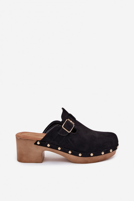 Slippers Klompen Dames met hakken met gespen zInart Veldexina Slippers Klompen Dames met hakken met gespen zInart Veldexina