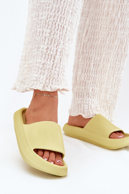 Féminin Chaussons légers en mousse Sur une semelle épaisse Calcaire Querceria