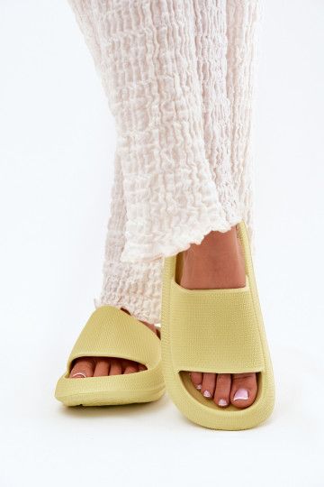 Feminin Leichte Hausschuhe aus Schaumstoff Auf dicker Sohle Kalkstein Querceria 2