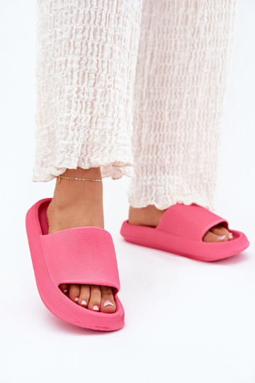 Féminin Chaussons légers en mousse Sur une semelle épaisse couleur rose Querceria 2