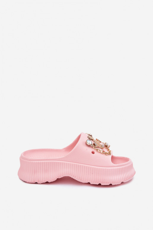 Pantoufles légères Pantoufles pour femmes Ze couleur doréemi Przypinkami couleur rose Hortiana Pantoufles légères Pantoufles pour femmes Ze couleur doréemi Przypinkami couleur rose Hortiana