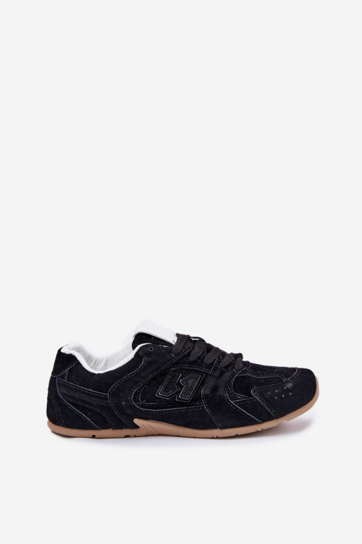 baskets Féminin Z en daim écologiqueu couleur noire Dorella