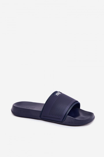 Pantoufles légères pour hommes Big Star NN174696 bleu foncé