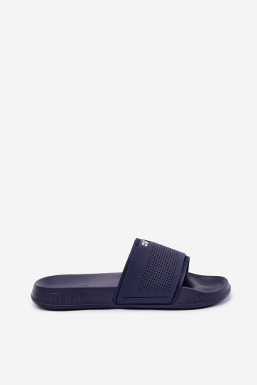 Pantoufles légères pour hommes Big Star NN174696 bleu foncé 2