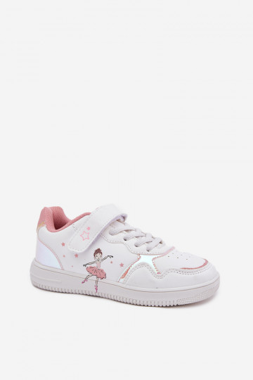 Baskets de sport pour enfants Ballerina blanches Ulinasse 2