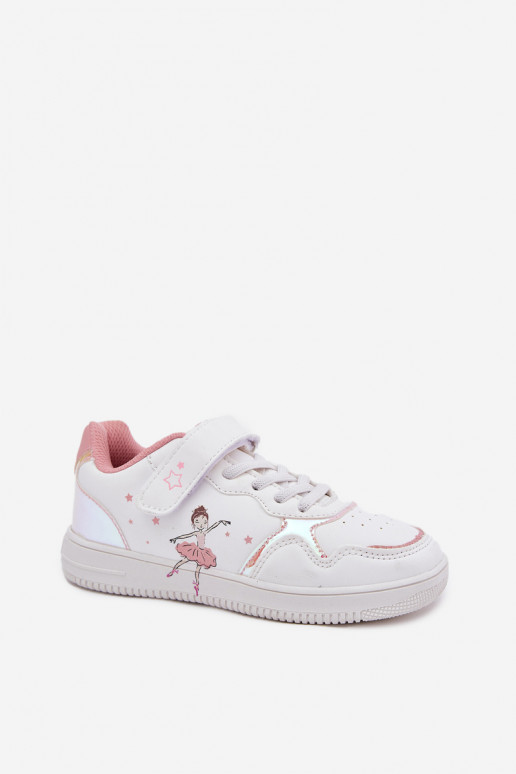 Puéril baskets Ballerine couleur blanche Ulinasse