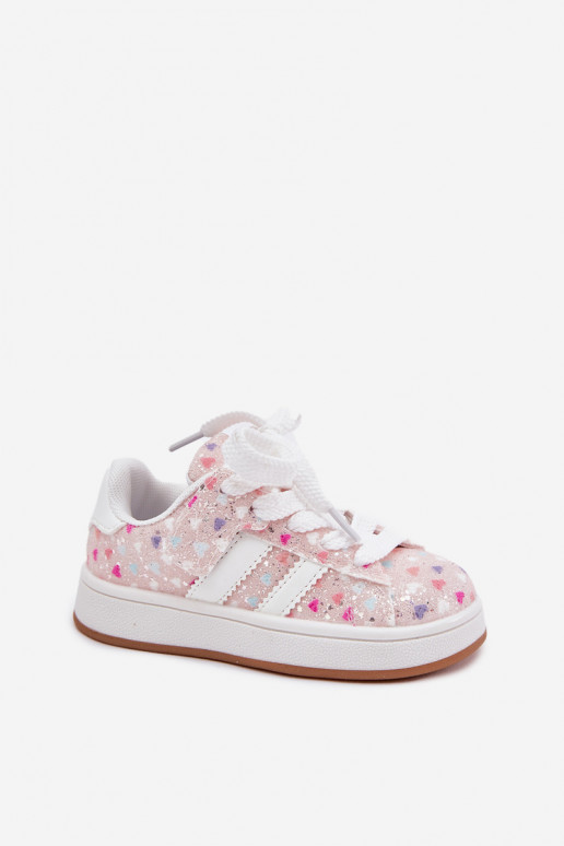 Chaussures de sport brillantes Puéril Dans les coeurs couleur rose Tessina Chaussures de sport brillantes Puéril Dans les coeurs couleur rose Tessina