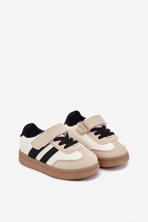 sportschoenen Sneakers model schoenen Kinderen met zelfklevende bevestigingsmiddelen beige Adelina