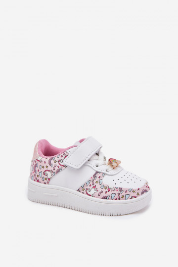 Baskets pour enfants "Licornes", couleur rose "Thalia" 2