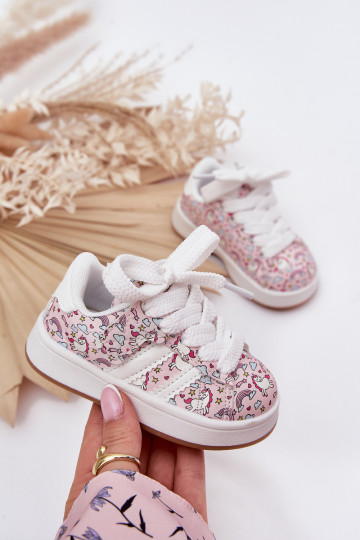 Turnschuhe Kindisch Mit einem Thema Jednorożca pinke Farbe Ilana