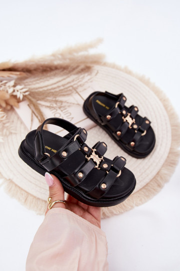 Kinderen sandalen Ze gouden kleurm Detalem zInart Lunessa