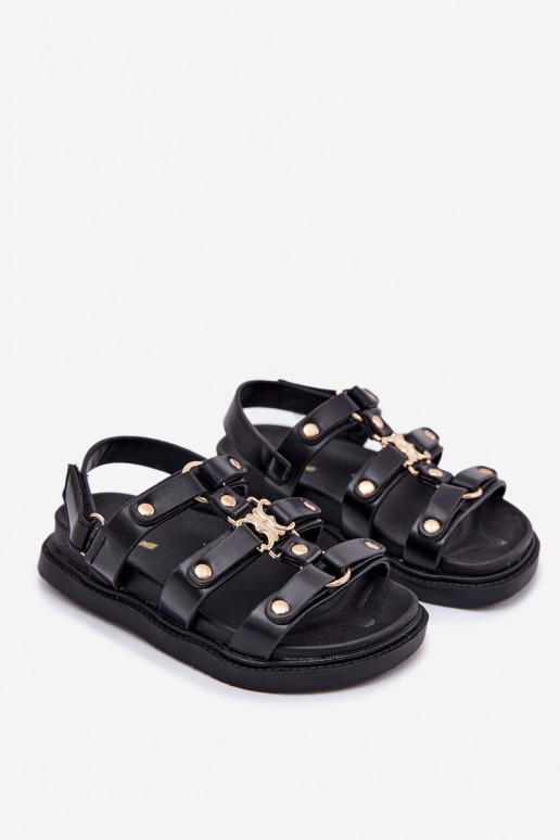 Kinderen sandalen Ze gouden kleurm Detalem zInart Lunessa Kinderen sandalen Ze gouden kleurm Detalem zInart Lunessa