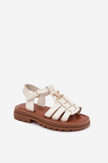 Kinderen sandalen Met sierlijk Detalem beige Serina 2