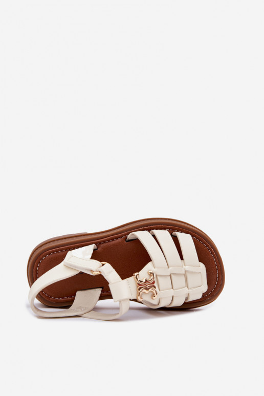Kinderen sandalen Met sierlijk Detalem beige Serina