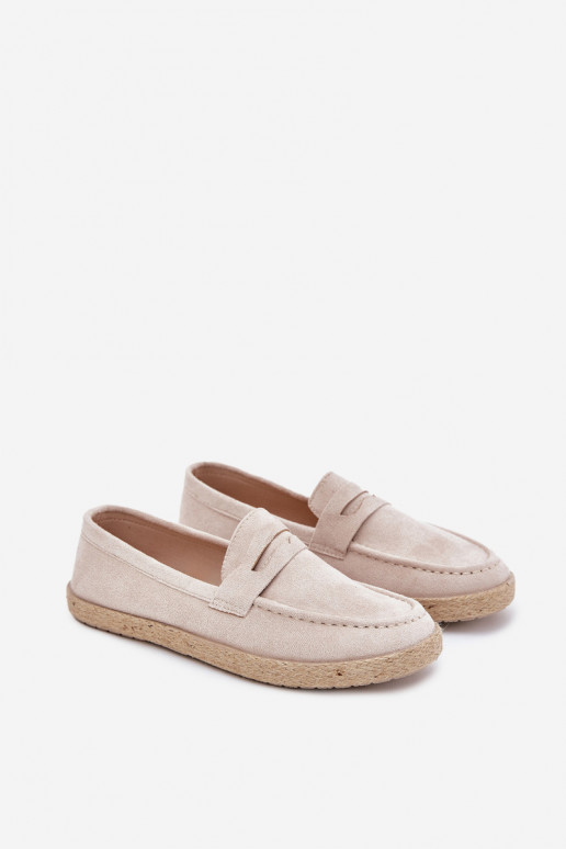 Mocassins Het heeftnnen Met Vlecht beige Fiamar Mocassins Het heeftnnen Met Vlecht beige Fiamar