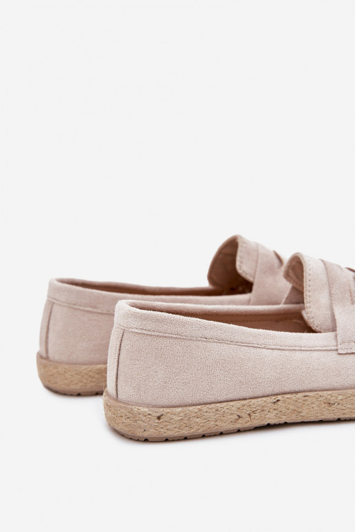 Mocassins Het heeftnnen Met Vlecht beige Fiamar Mocassins Het heeftnnen Met Vlecht beige Fiamar