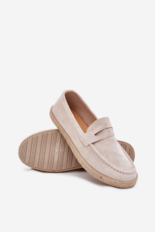Mocassins Het heeftnnen Met Vlecht beige Fiamar Mocassins Het heeftnnen Met Vlecht beige Fiamar