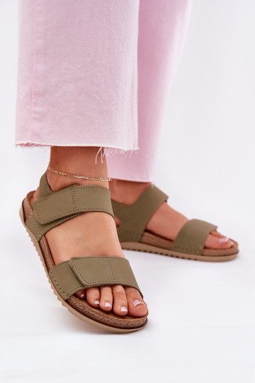 Dames sandalen Dames Inblu AA0001KU groene kleur