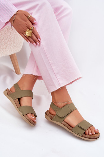 Dames sandalen Dames Inblu AA0001KU groene kleur 2