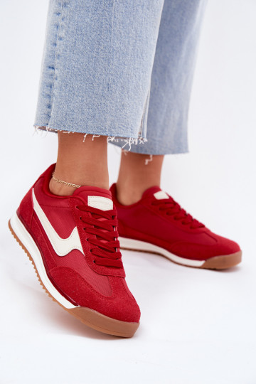baskets Chaussures modèle baskets Féminin couleur rouge Zerina
