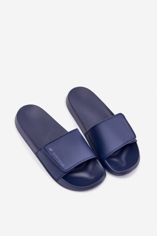 Chaussons Mâle 4FMM00FFLIM032-31S bleu foncé Chaussons Mâle 4FMM00FFLIM032-31S bleu foncé