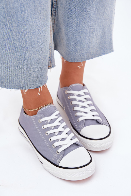 Féminin Modèle classique chaussures décontractées couleur bleue Omerta