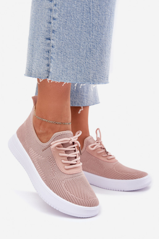  Ein überzeugendes Stilvollll Turnschuhe mit einer Plattform Feminin pinke Farbe Kalyra