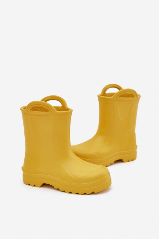 Puéril Bottes en caoutchouc LEMIGO DOGGY 735 Jaune
